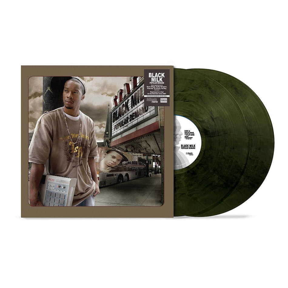 Black Milk - Popular Demand (2xLP) 2xLP - Marble Green Vinyl - Fat Beats Exclusive Fat Beats Records