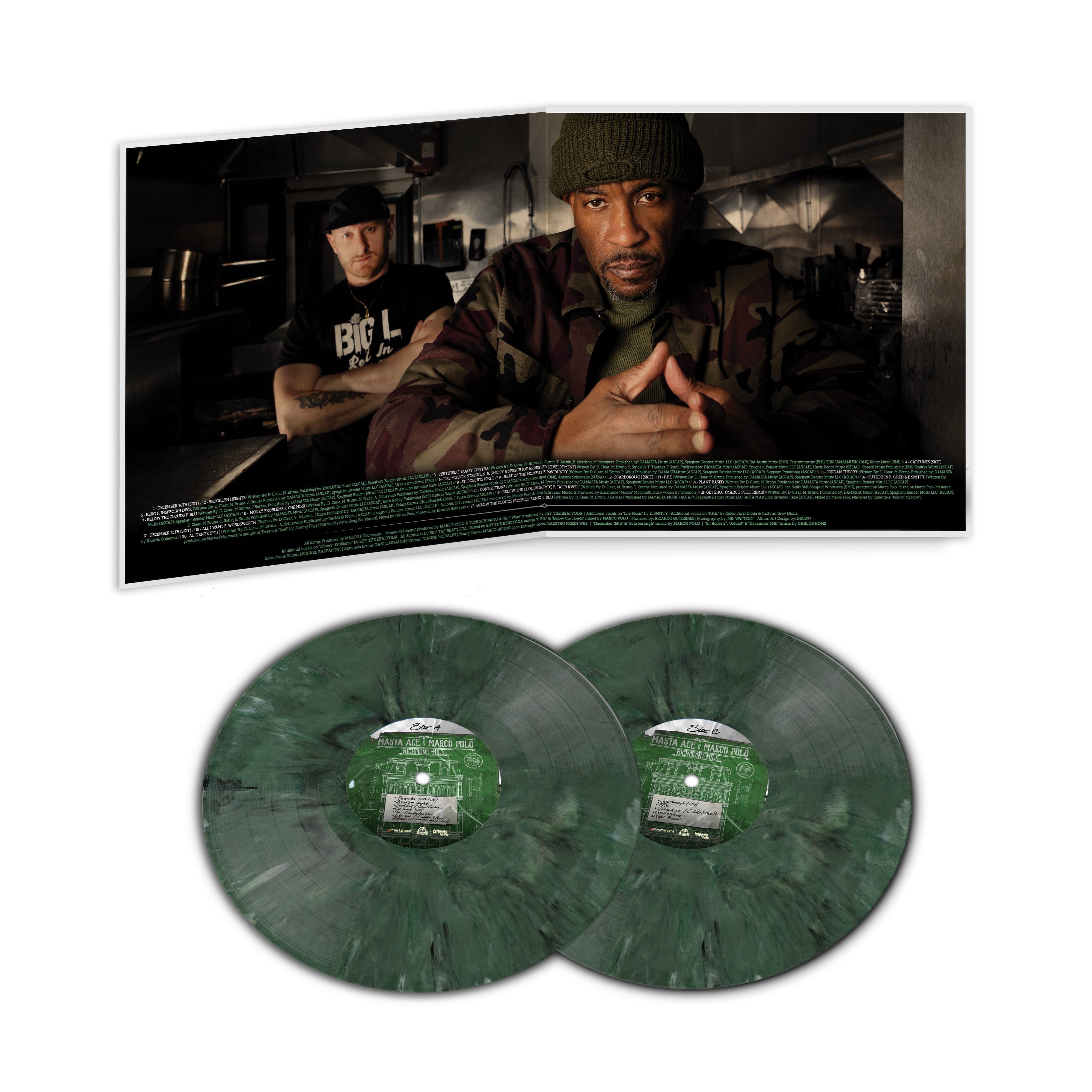 Masta Ace & Marco Polo - Richmond Hill (Deluxe Edition) (2xLP - Green Marble Vinyl - Fat Beats Exclusive) Fat Beats Records