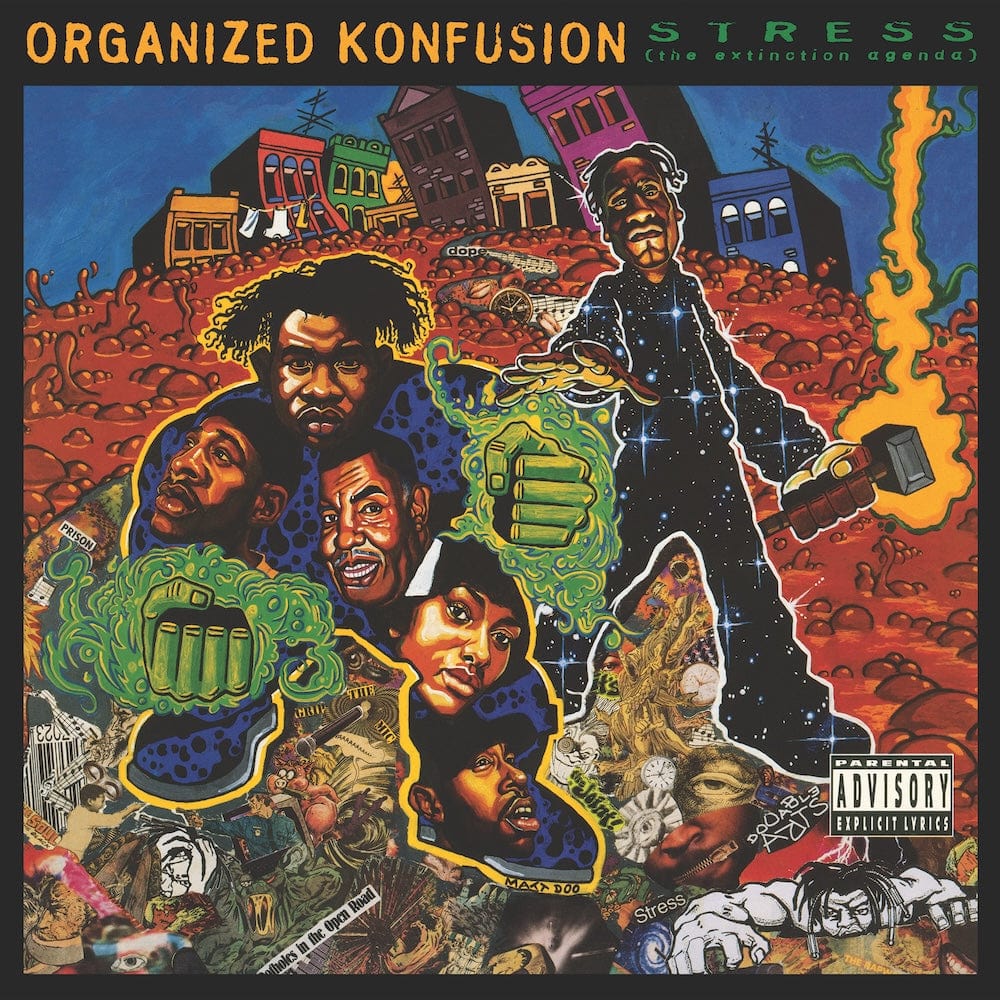 Organized Konfusion - Stress: The Extinction Agenda (30th Anniversary Deluxe Edition) (3xLP - Green and Black Splatter Vinyl Trifold - Fat Beats Exclusive) Fat Beats Records