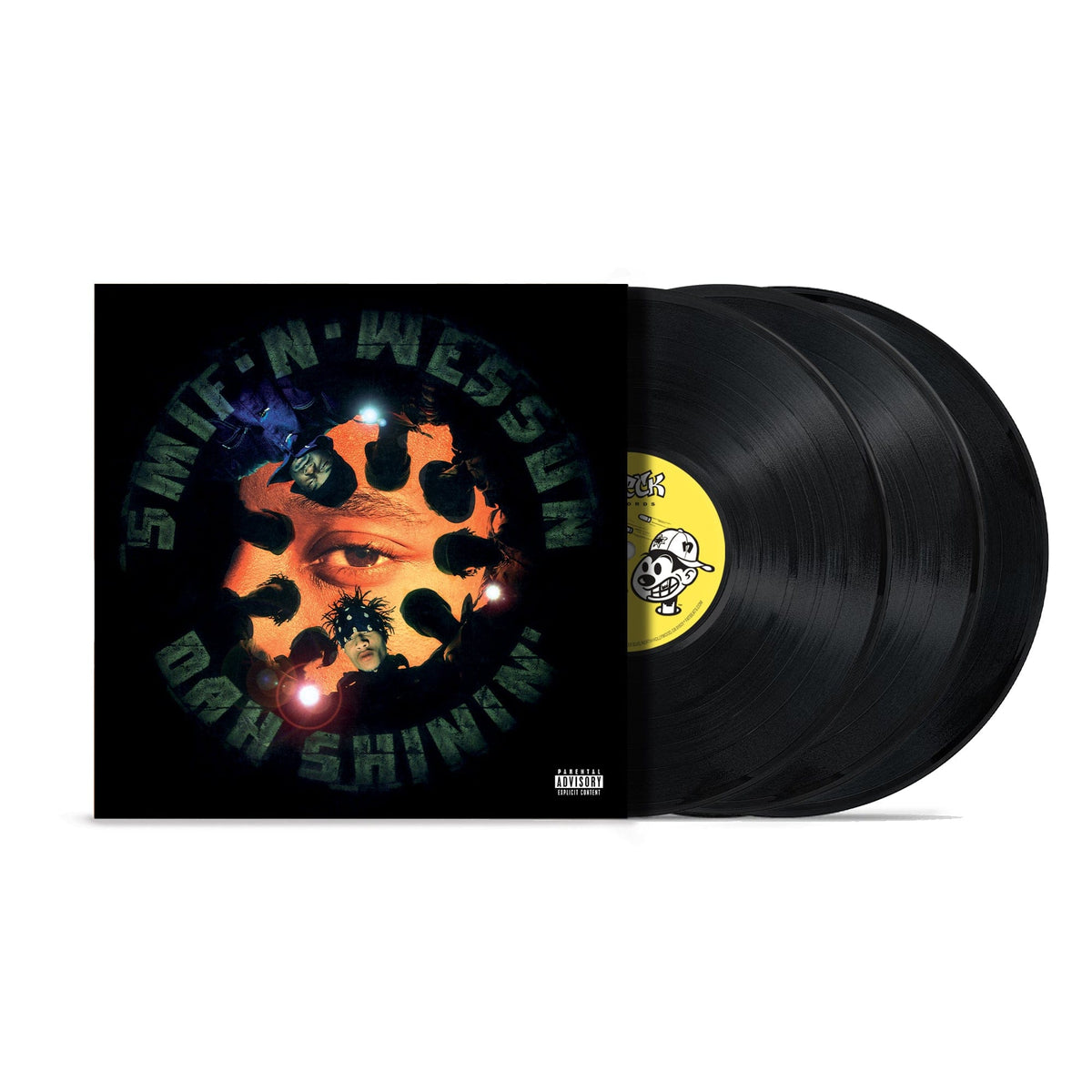 Smif-N-Wessun - Dah Shinin' (3xLP - Orange & Black Marble Vinyl - Fat Beats Exclusive) LP - Black Vinyl Fat Beats Records