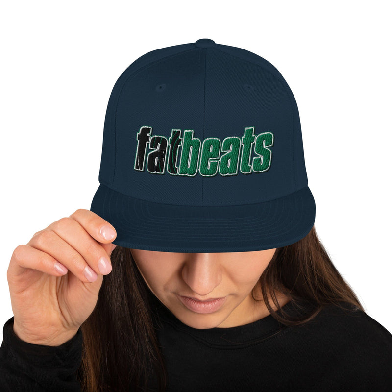Snapback Hat Dark Navy Fat Beats