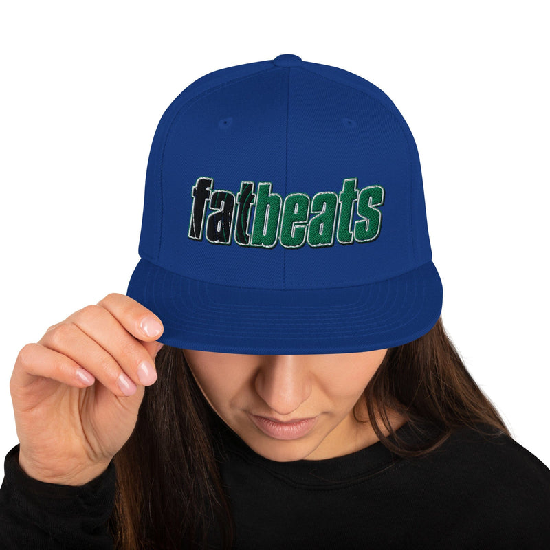 Snapback Hat Royal Blue Fat Beats