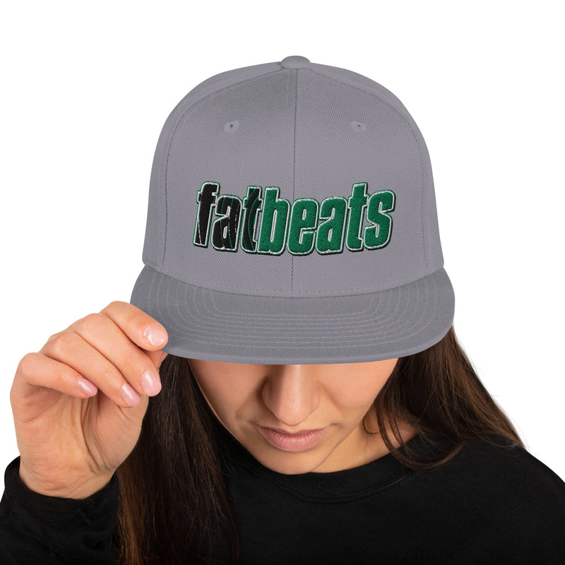 Snapback Hat Silver Fat Beats