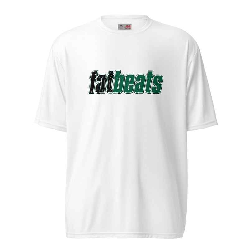 Unisex performance crew neck t-shirt White / S Fat Beats