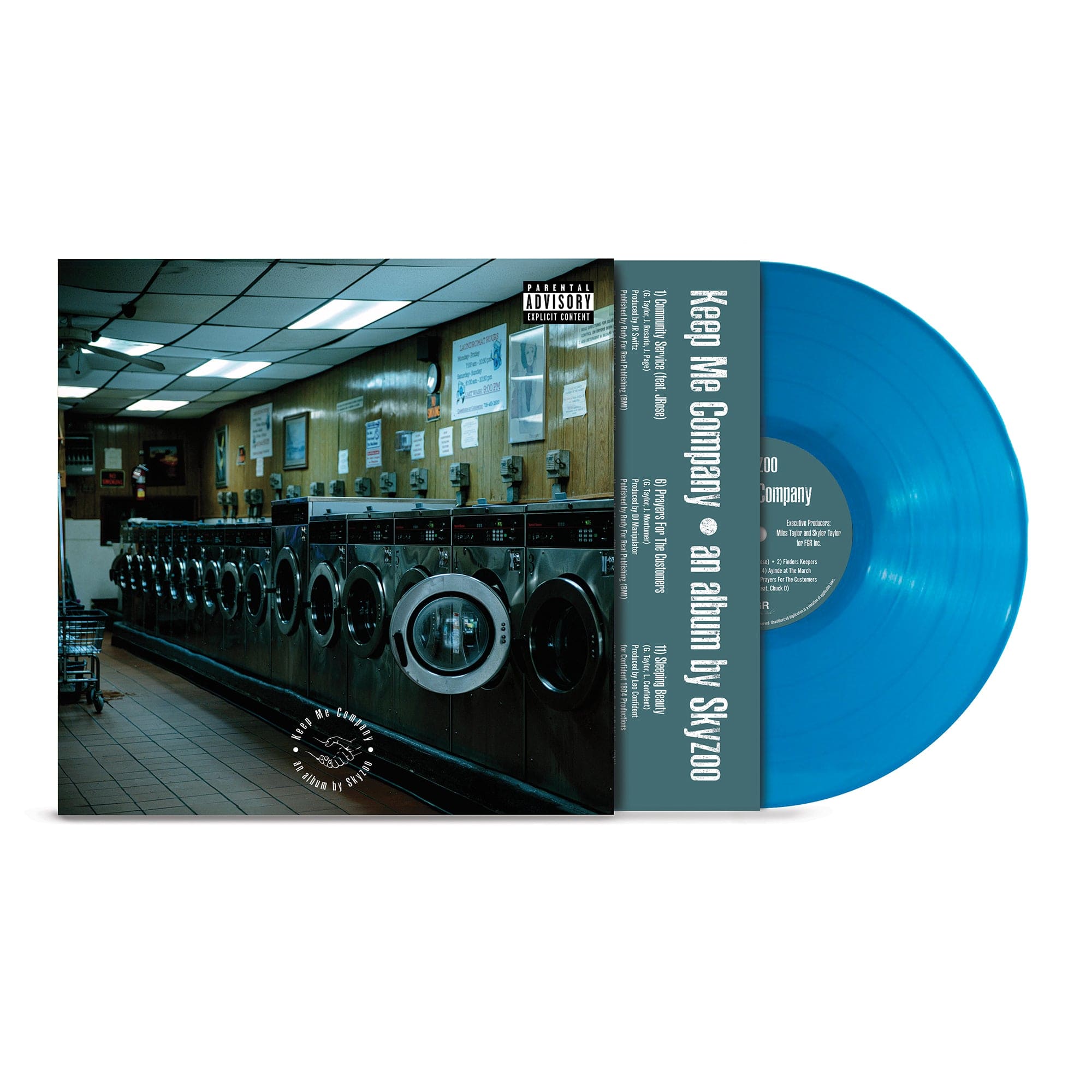 Skyzoo - Keep Me Company (LP) LP - Opaque Turquoise Vinyl First Generation Rich