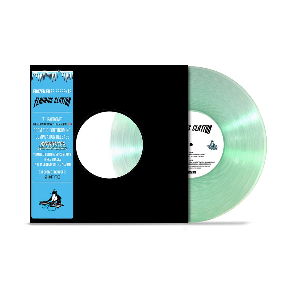 Flashius Clayton - EL PADRONE (10" EP - Coke Bottle Clear Vinyl) Frozen Files