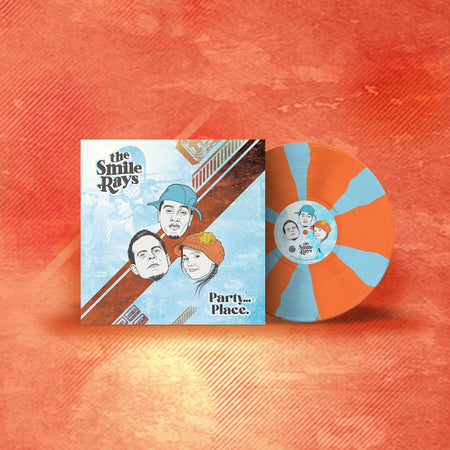 The Smile Rays - Party...Place. (LP - Orange & Blue Ray Vinyl + Download Card) Full Plate