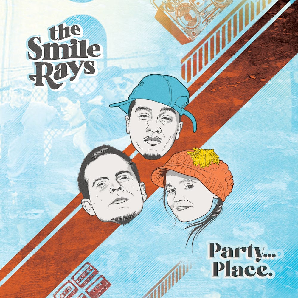 The Smile Rays - Party...Place. (LP - Orange & Blue Ray Vinyl + Download Card) Full Plate
