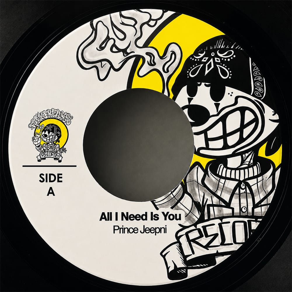 Prince Jeepni - All I Need Is Your Love b/w Psycho For Your Love (Dub Version) (7" - Black Vinyl) FUNK FREAKS RECORDS