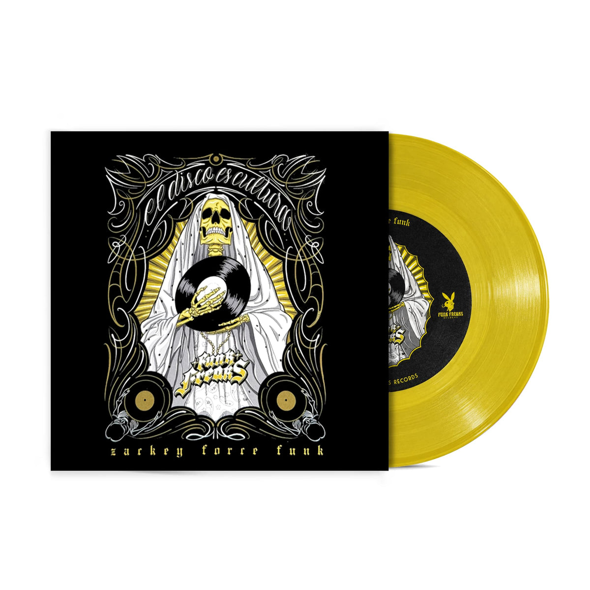 Zackey Force Funk - Hater 3000 Part 2 b/w Don't Stop Movin (7" - Gold Vinyl) FUNK FREAKS RECORDS
