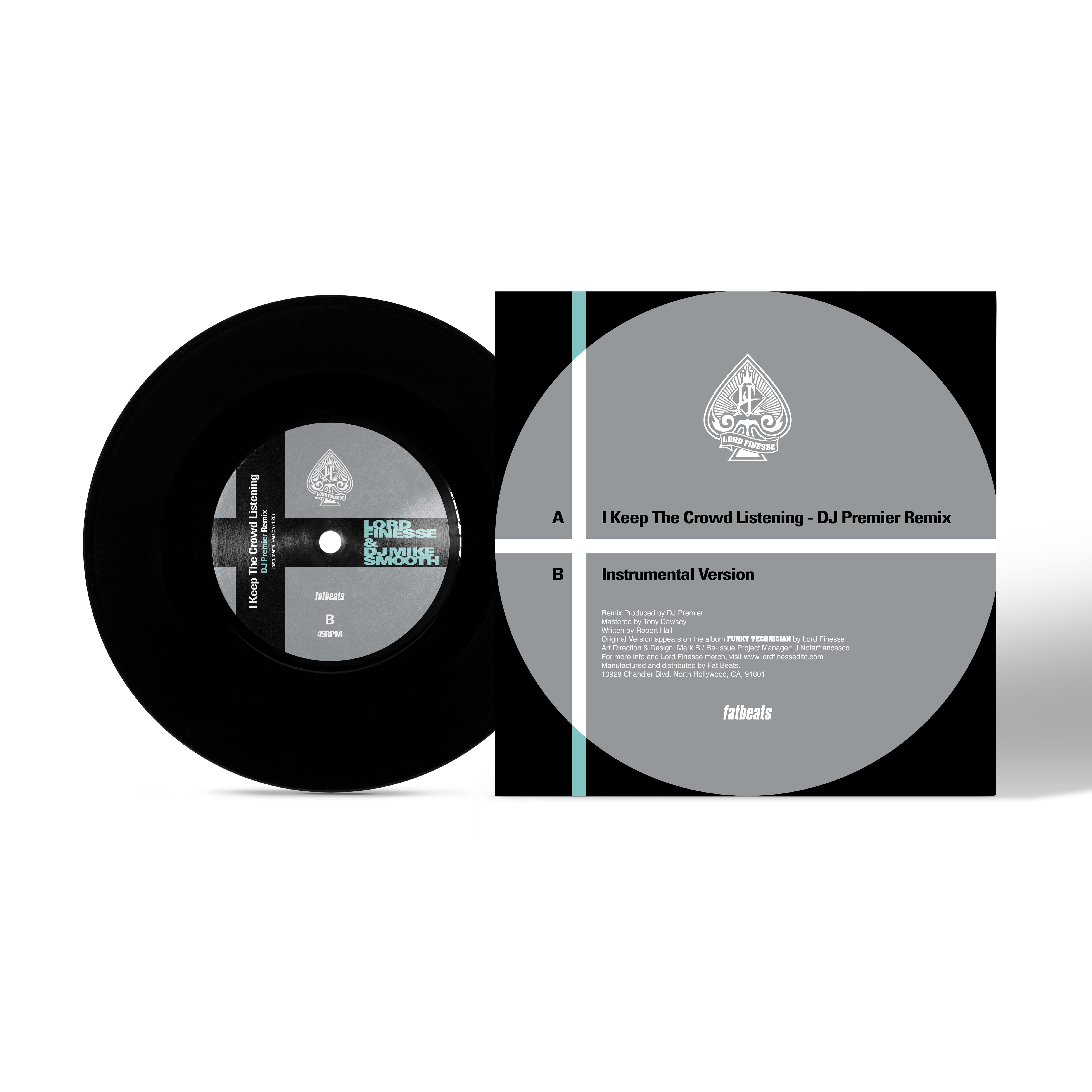 Lord Finesse – I Keep The Crowd Listening (DJ Premier Remix) (7
