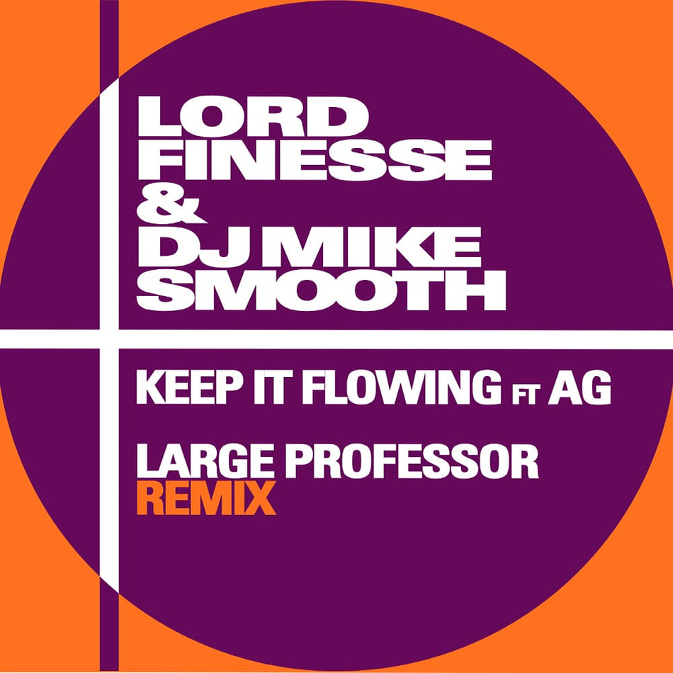 Lord Finesse - Keep It Flowing ft. A.G. (Large Professor Remix) (7" - Half Blue, Half Black Vinyl) Funky Technician