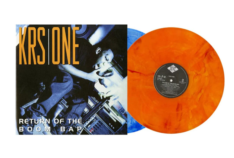 KRS-One - Return Of The Boom Bap (2xLP - Blue Swirl & Orange Swirl Vinyl) Get On Down