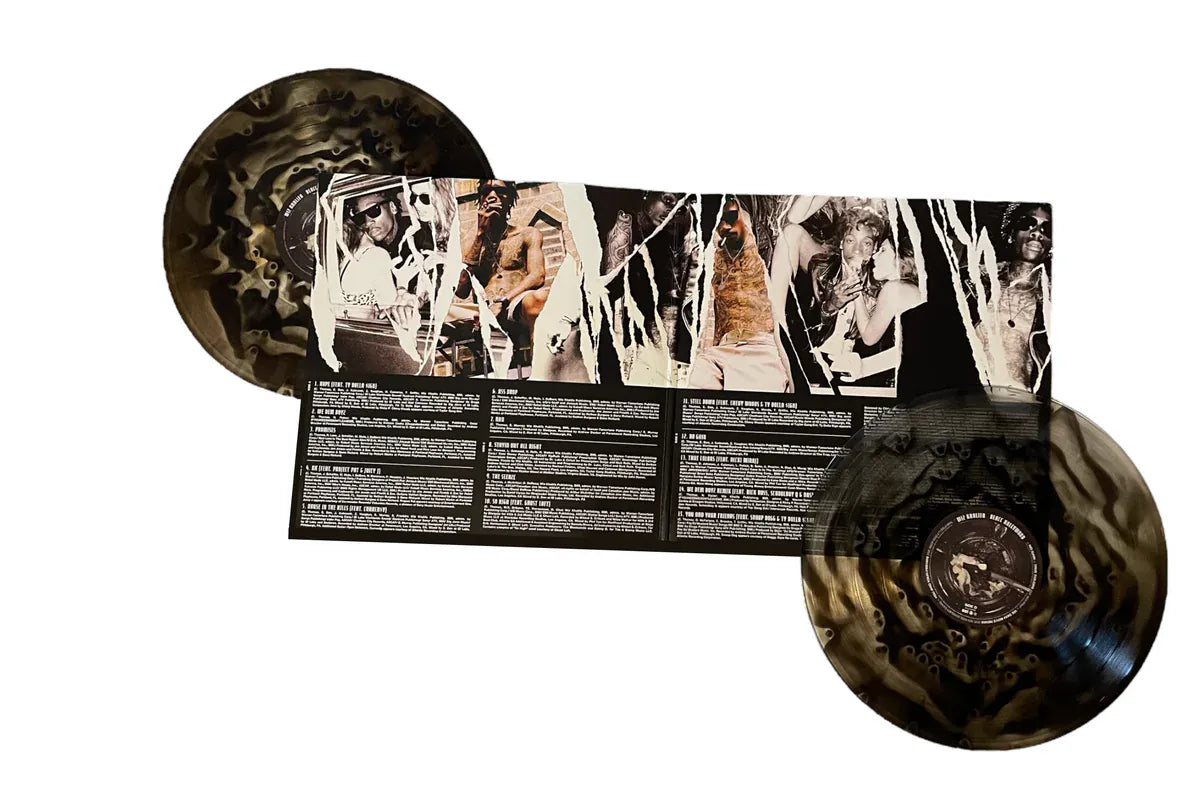 Wiz Khalifa - Blacc Hollywood 10 Year Anniversary (2xLP - Ghostly Blacc Ice Vinyl w/ OBI) Get On Down