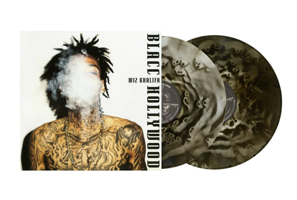 Wiz Khalifa - Blacc Hollywood 10 Year Anniversary (2xLP - Ghostly Blacc Ice Vinyl w/ OBI) Get On Down