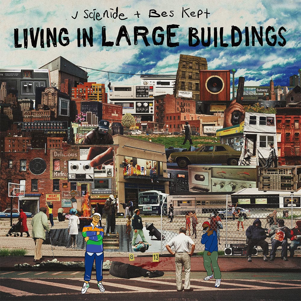J Scienide x Bes Kept - Living In Large Buildings (LP) Green Lake Music