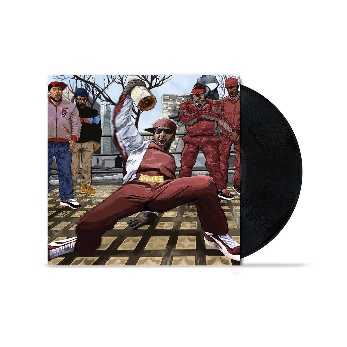 Clever 1 x Shar tha Analog Bastard - Da Buze Bruvaz present Clever 1 Az LO Kirkland- Da Baddest Incredible B-Boy known 2 Mankind illin wit Shar tha Analog Bastard (LP) Grilchy Party