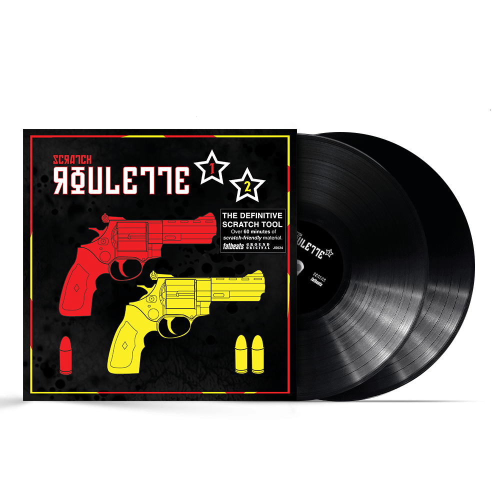 DJ JS-1 - Scratch Roulette 1 & 2 (2xLP - Split-Colored Vinyl - Fat Beats Exclusive) 2xLP - Black Vinyl Ground Original