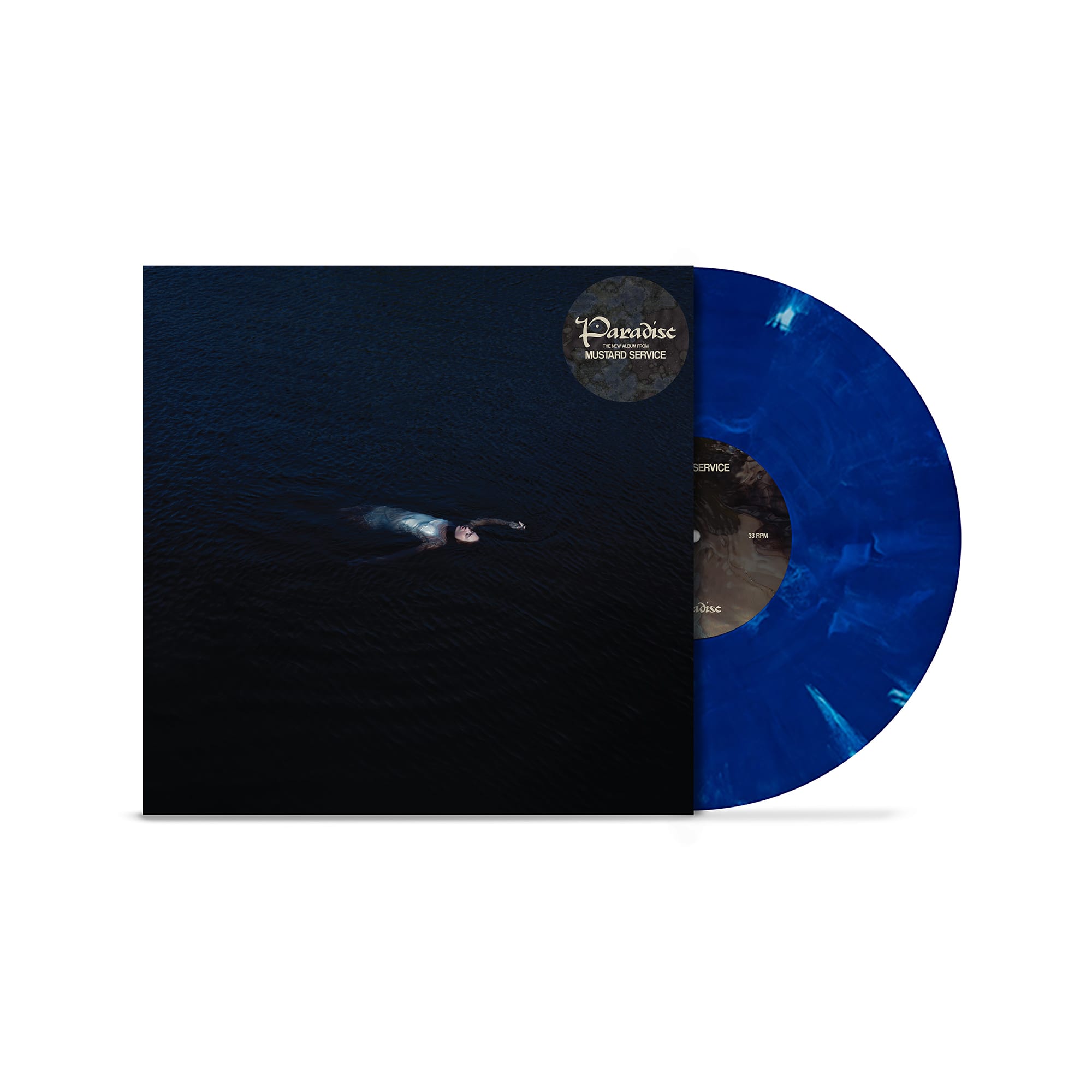 Mustard Service - Paradise (LP - Blue Swirl Vinyl) HANDWRITTEN RECORDS