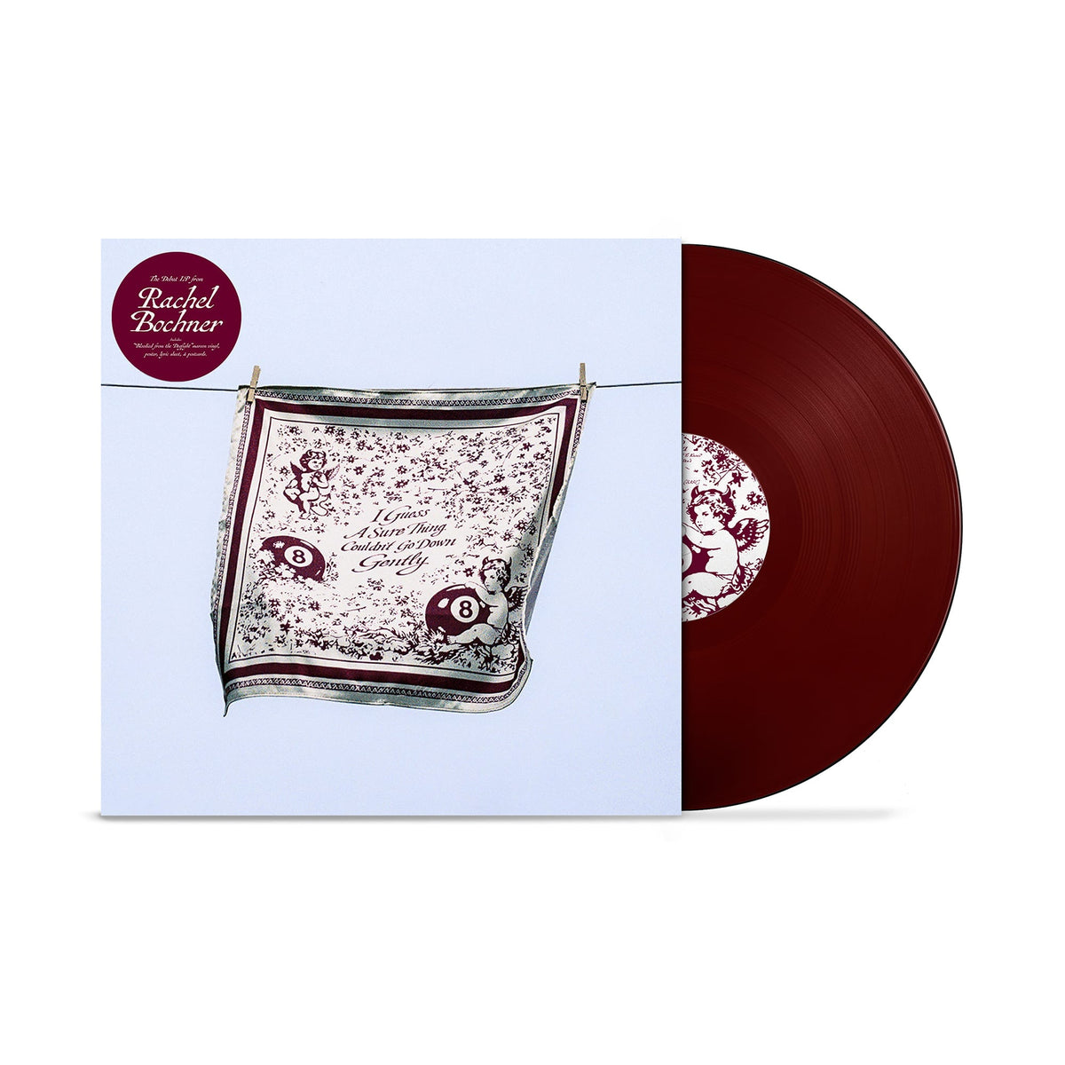 Rachel Bochner - I Guess A Sure Thing Couldn't Go Down Gently (LP - Maroon Vinyl) HANDWRITTEN RECORDS