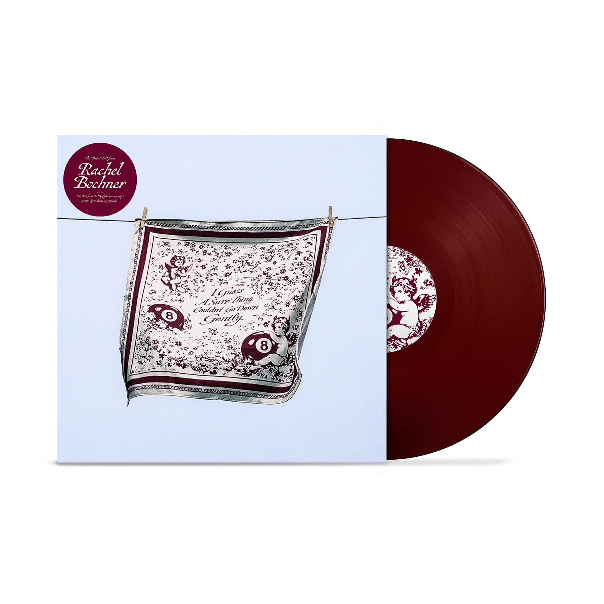 Rachel Bochner - I Guess A Sure Thing Couldn't Go Down Gently (LP - Maroon Vinyl) HANDWRITTEN RECORDS