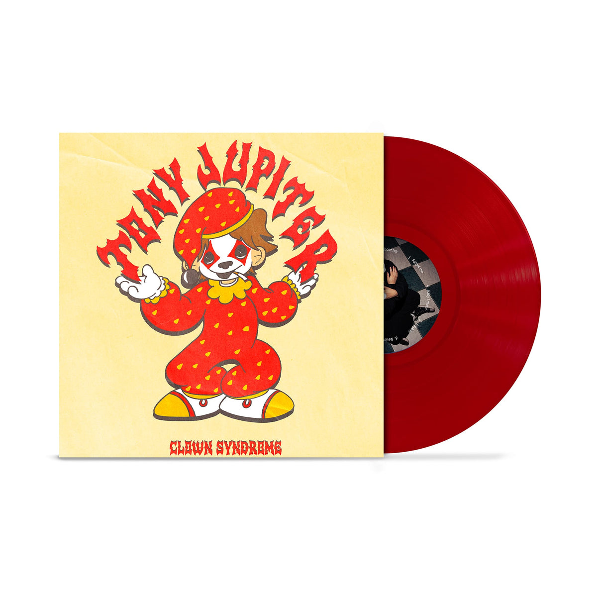 Tony Jupiter - CLOWN SYNDROME (LP - Red Vinyl) Handwritten Records