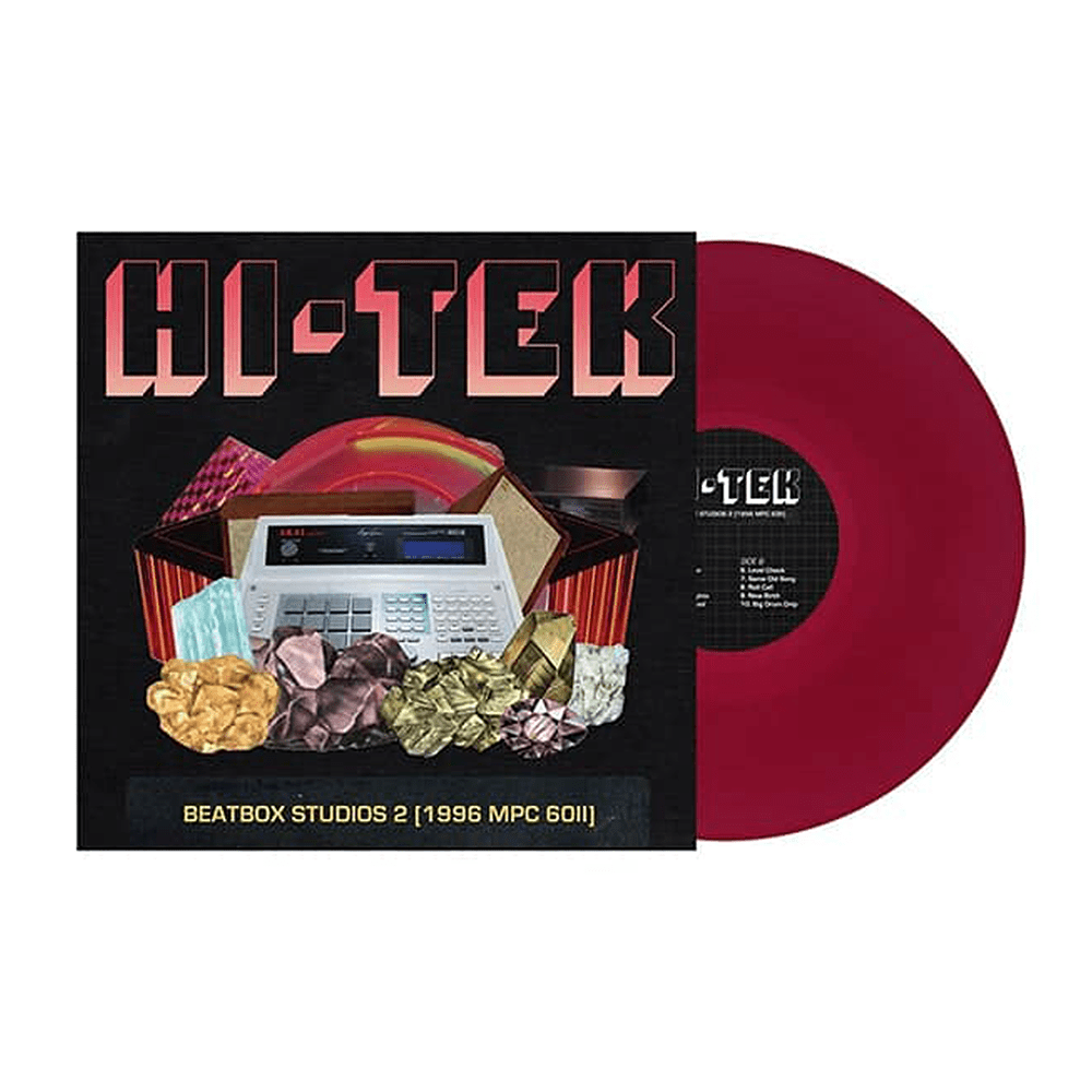Hi-Tek - Beatbox Studios 2 (1996 MPC 60II) (LP) LP - Translucent Ruby Red Vinyl - Fat Beats Exclusive Hi-Tek Music