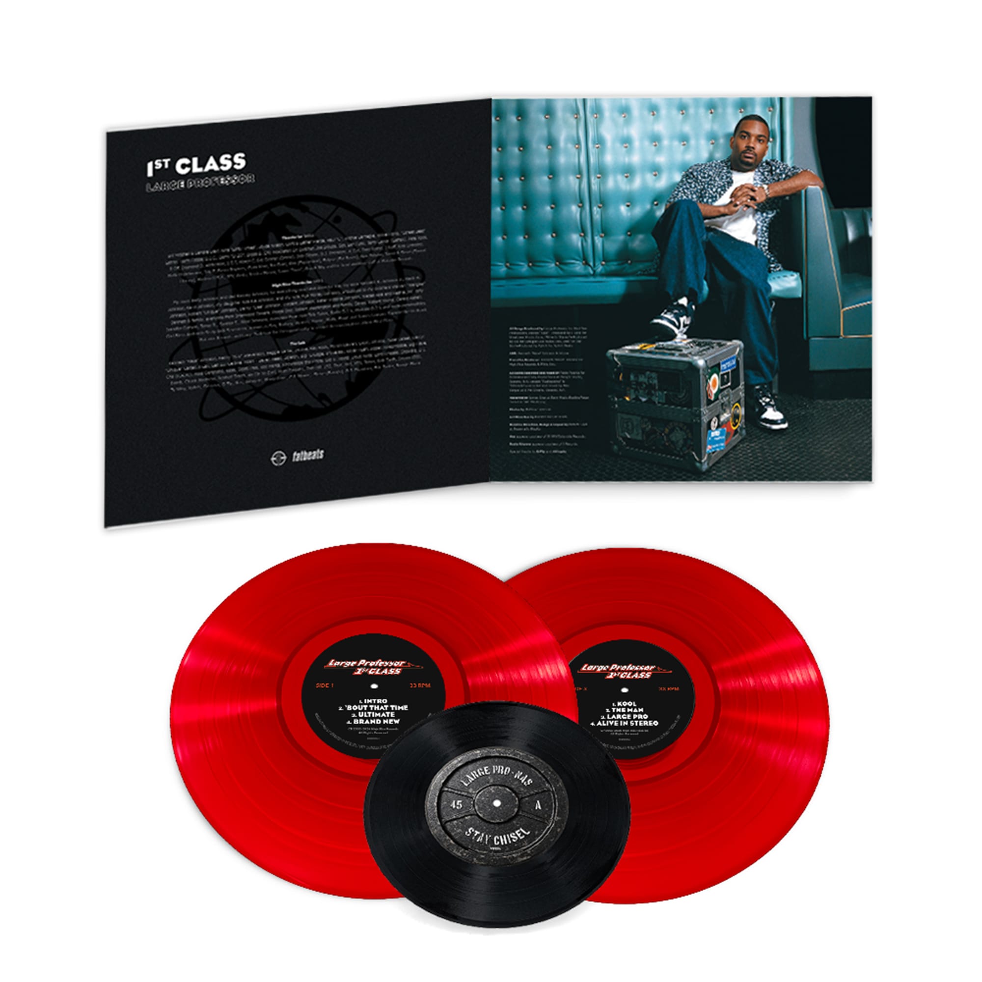 Large Professor - 1st Class (2xLP - Red Vinyl + 7") High Rise Records