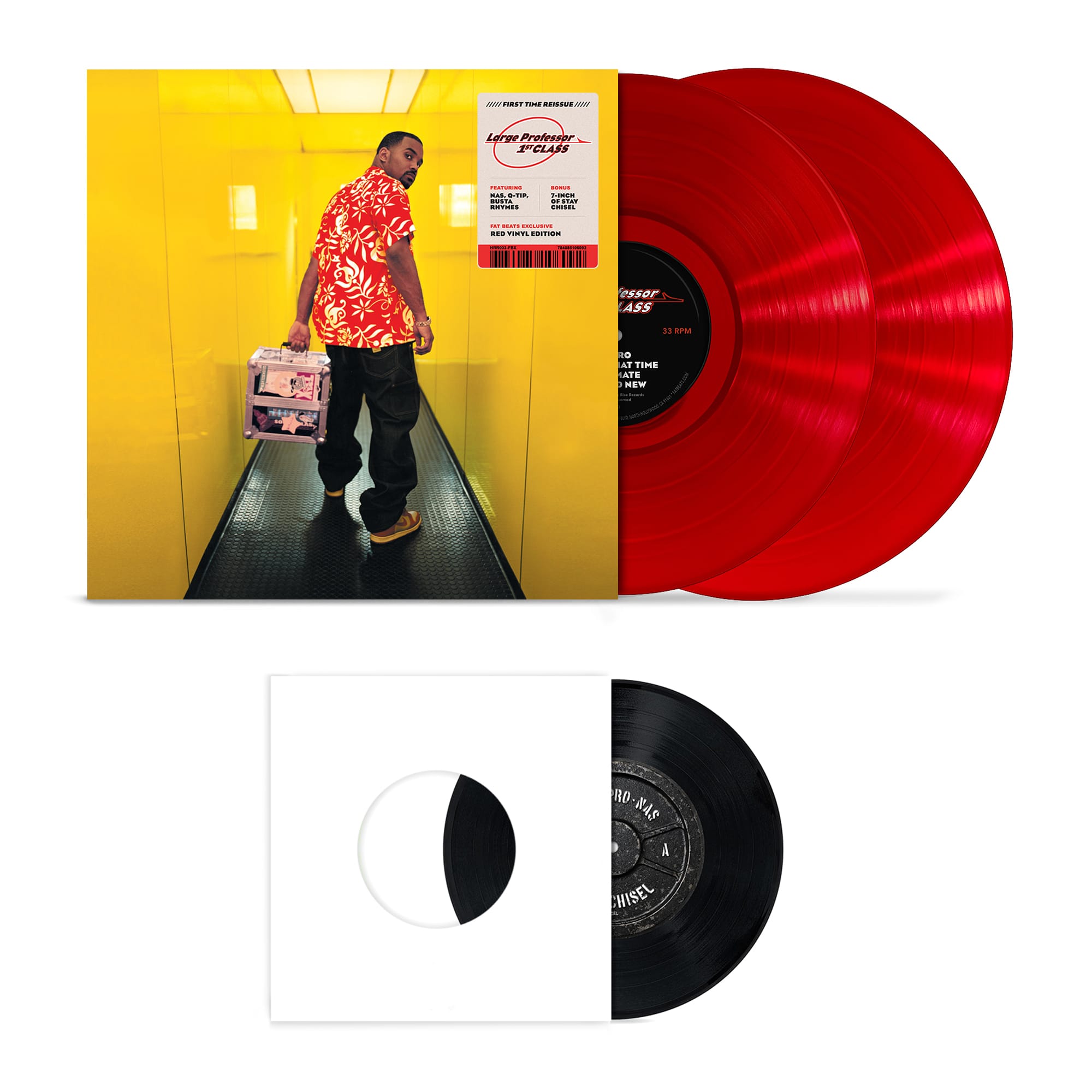 Large Professor - 1st Class (2xLP - Red Vinyl + 7") High Rise Records