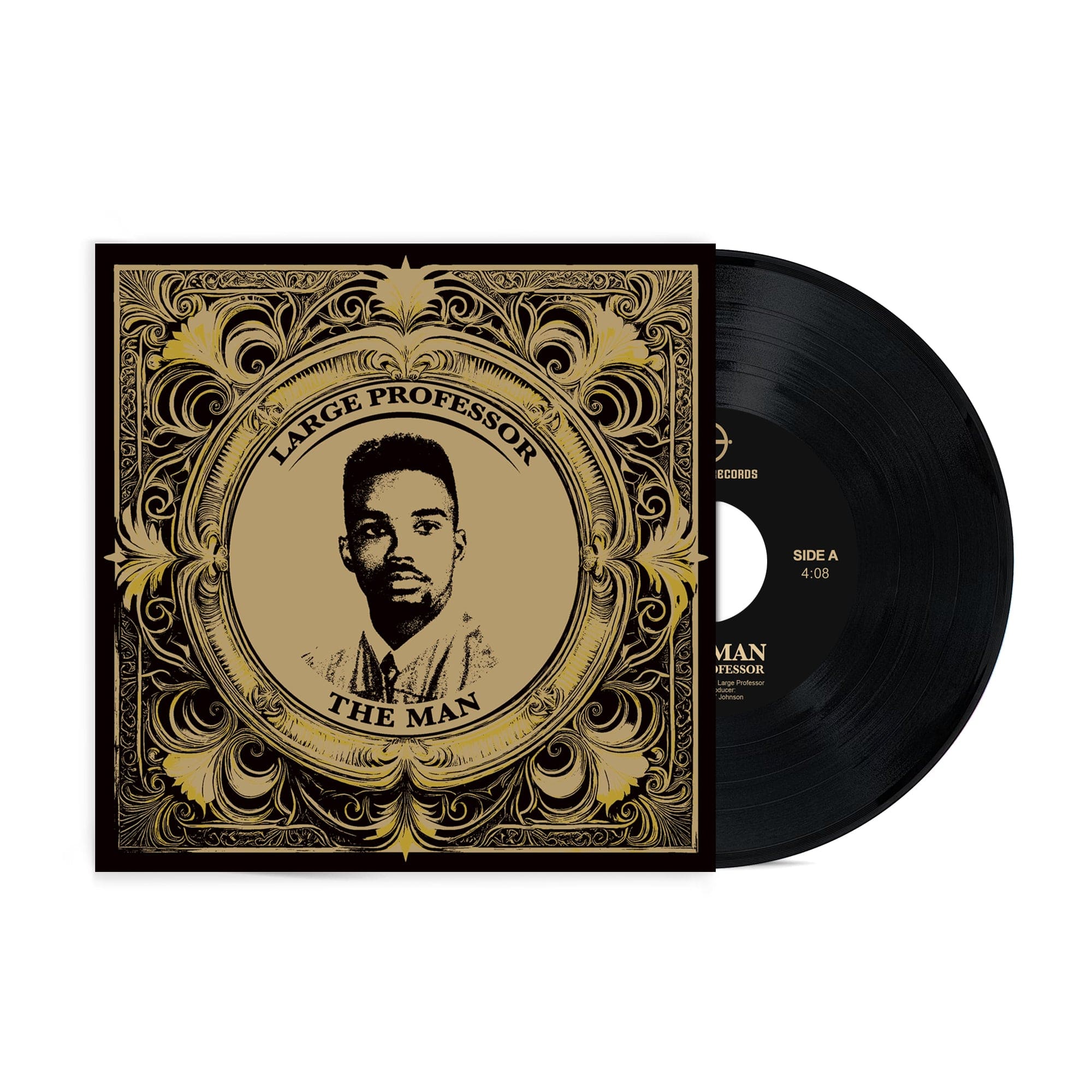 Large Professor - The Man (7") 7" - Classic Black Vinyl High Rise Records