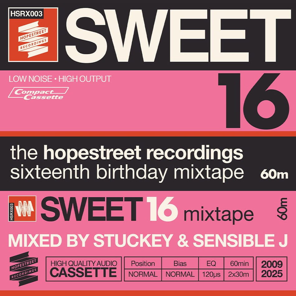 Various Artists - Hopestreet Recordings Sweet 16 Mixtape (Cassette) Hopestreet Recordings