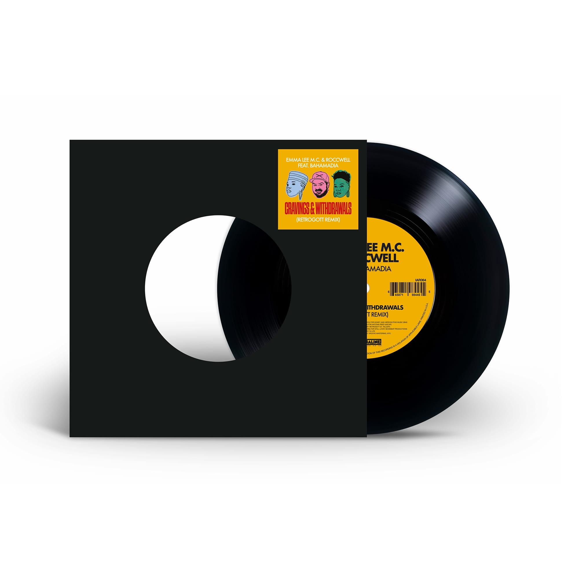 Emma Lee M.C. & Roccwell - Cravings & Withdrawals (feat. Bahamadia) [Retrogott Remix] (7") Ill Adrenaline Records