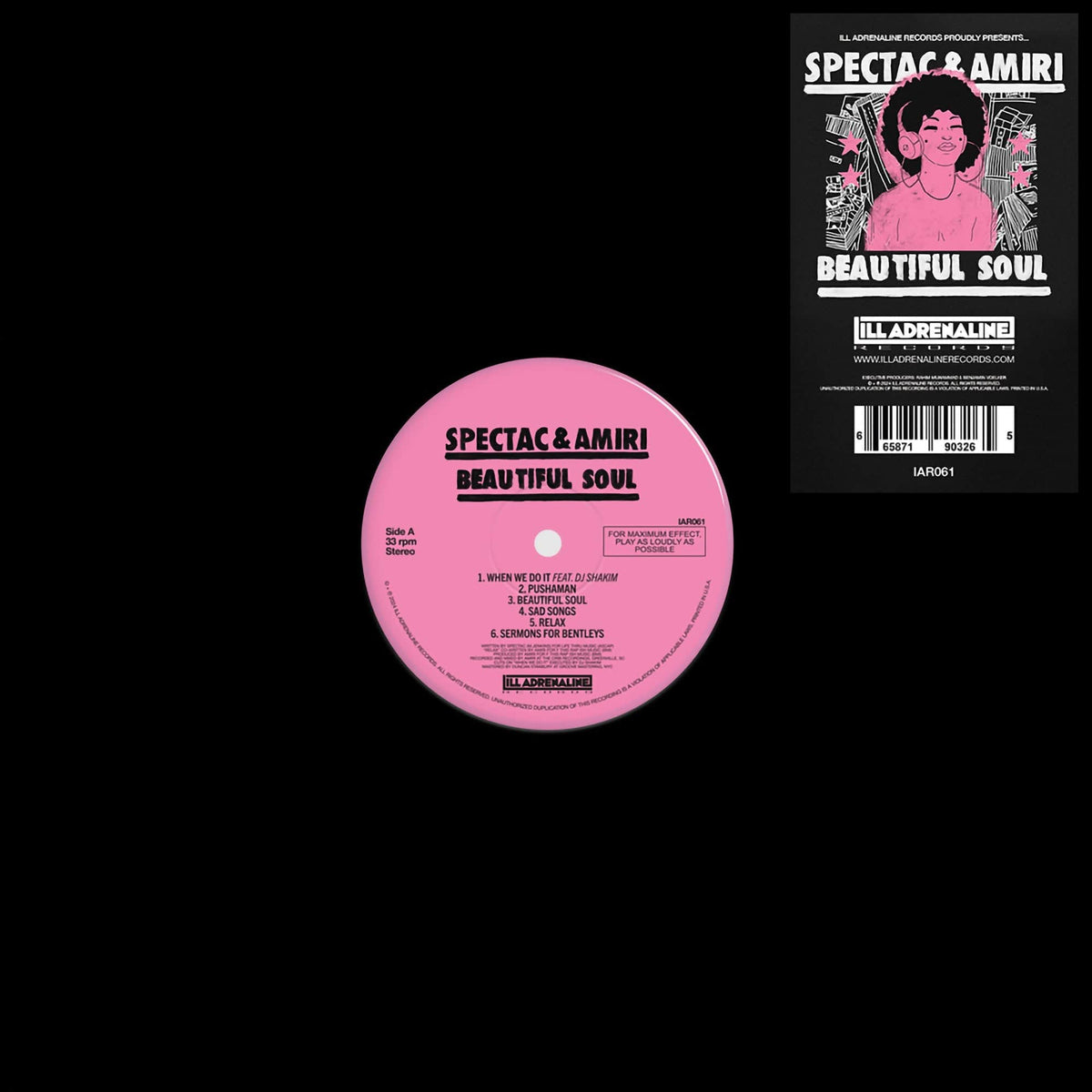 Spectac Rapper Spectac & Amiri - Beautiful Soul (LP) – Fat Beats