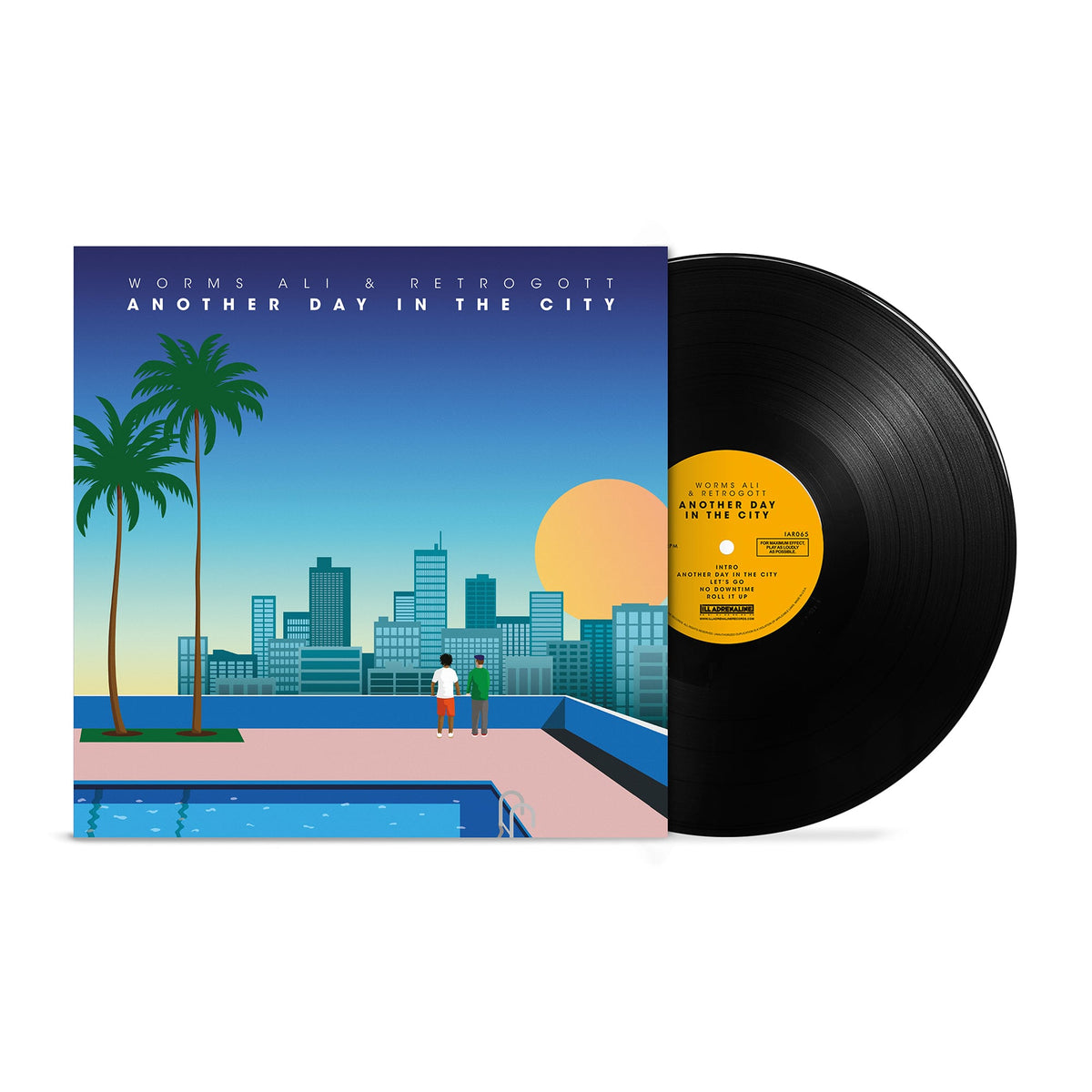 Worms Ali & Retrogott - Another Day in the City (LP - Black Vinyl) ILL ADRENALINE RECORDS