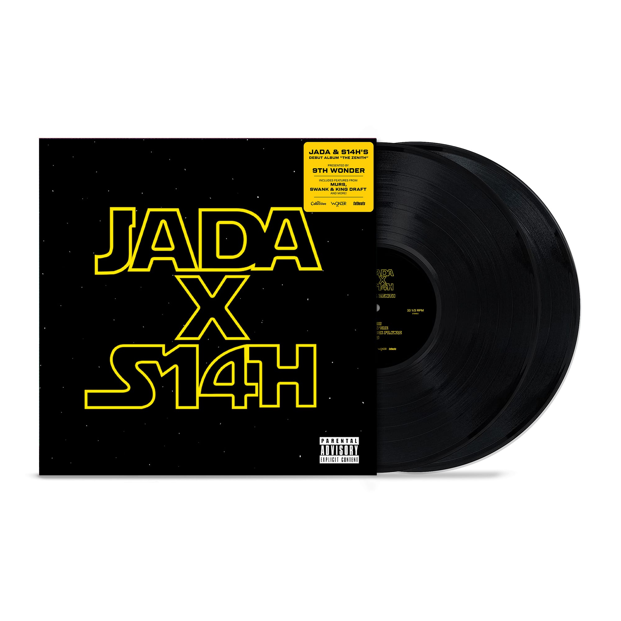 9TH WONDER PRESENTS: JADA X S14H - THE ZENITH (2xLP) Jamla / Fat Beats