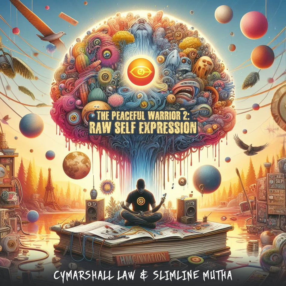 Cymarshall Law & Slimline Mutha - The Peaceful Warrior 2: Raw Self Expression (LP, CD, Cassette) Javotti Media