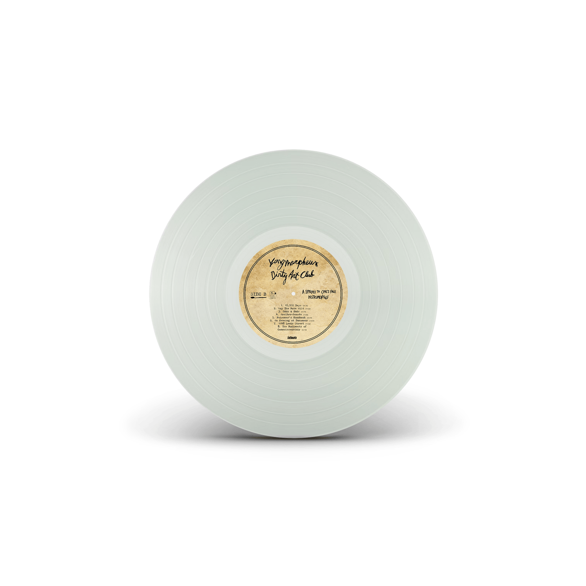 Dirty Art Club & YUNGMORPHEUS - A Spyglass To One's Face (Instrumentals) (LP - Coke Bottle Clear Vinyl) KNOWN AGITATORS