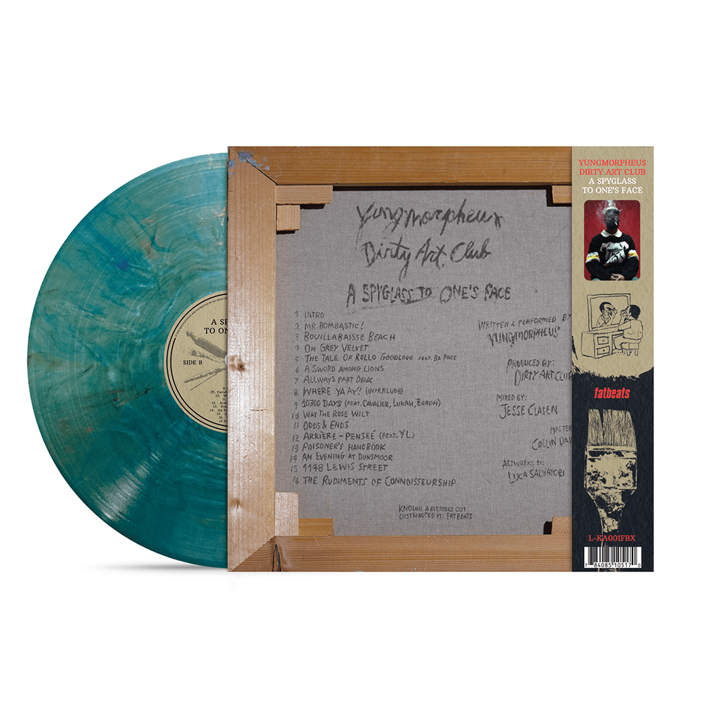 YUNGMORPHEUS & Dirty Art Club - A Spyglass to One’s Face (LP - Rough Seas Vinyl w/ OBI + Rolling Papers) Known Agitators