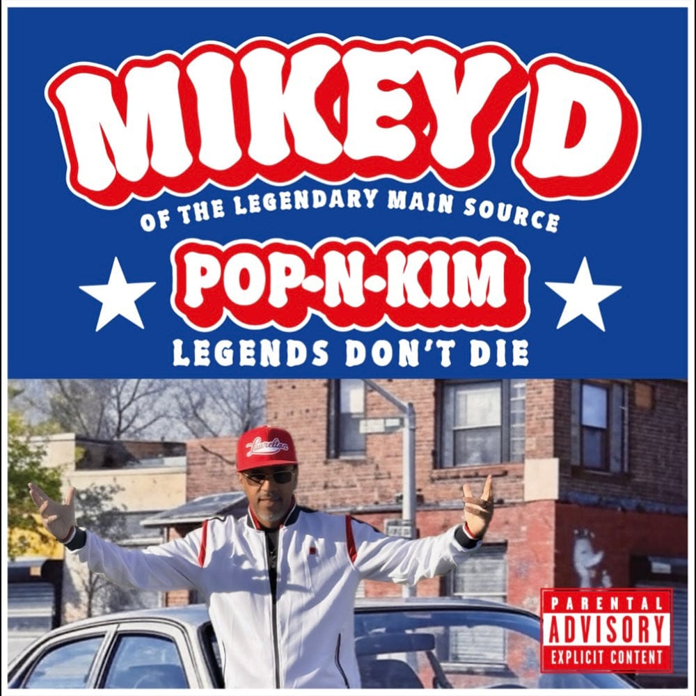 Mikey D - POP-N-KIM (Legends Don't Die) (LP - Red Vinyl) Kool Kat Records