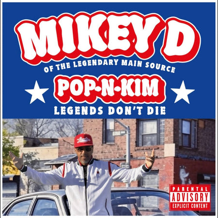 Mikey D - POP-N-KIM (Legends Don't Die) (LP - Red Vinyl) Kool Kat Records