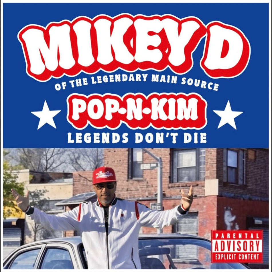 Mikey D - POP-N-KIM (Legends Don't Die) (LP - Red Vinyl) Kool Kat Records