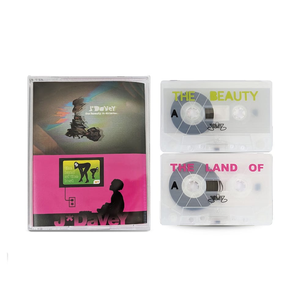 J*Davey - The Beauty in Distortion/ The Land of the Lost (Double Cassette) Leau Technology