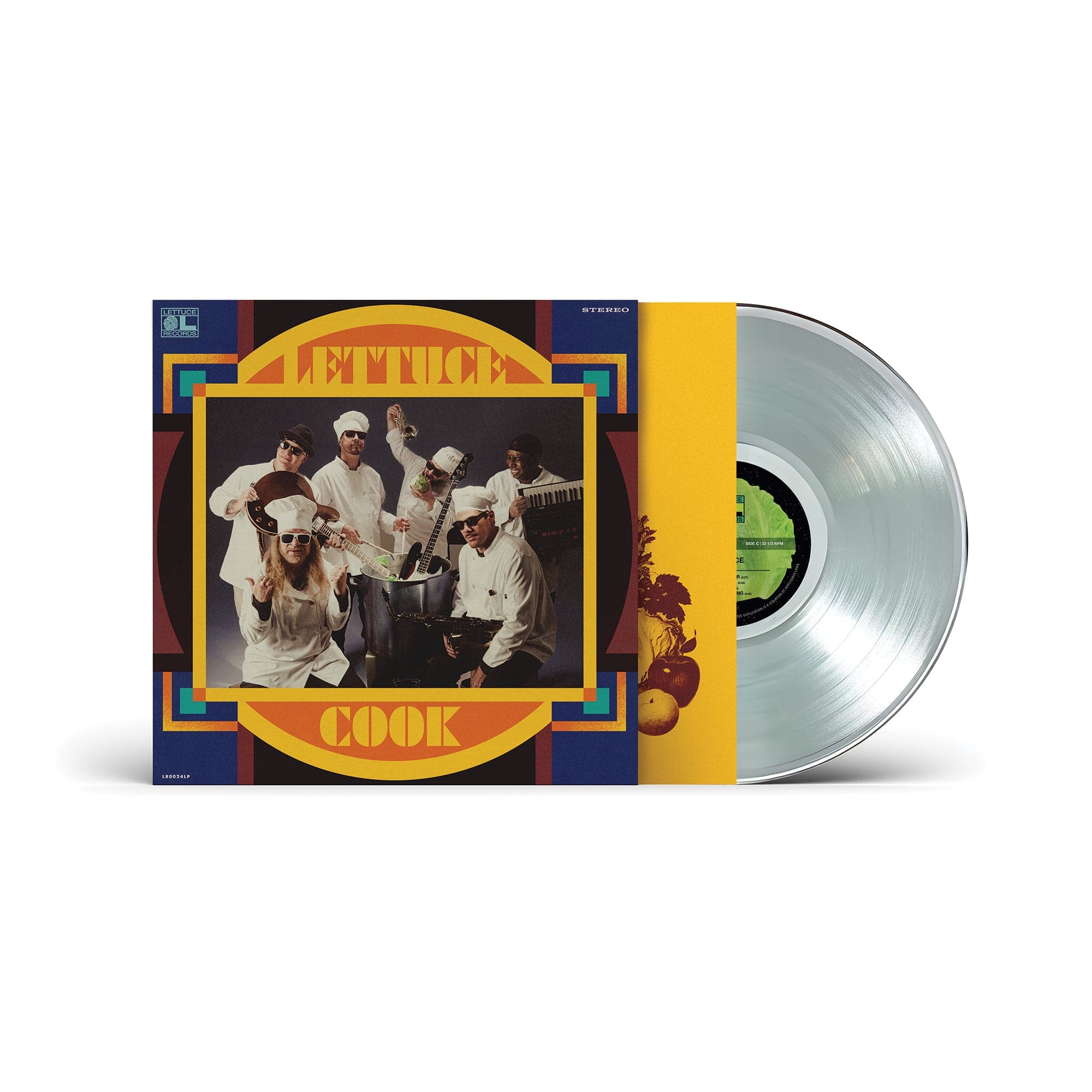 Lettuce - Cook (LP - Coke Bottle Transparent Vinyl - Indie Exclusive Edition) LP - Coke Bottle Transparent Vinyl Lettuce Records