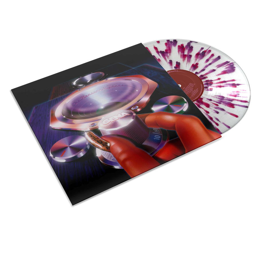 GENA - The Pleasure is Yours (LP - Clear Pink Splatter Vinyl) Lex Records