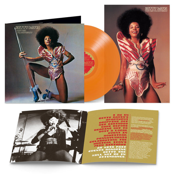 Betty Davis - They Say I'm Different (LP - Orange Vinyl) Light In The Attic