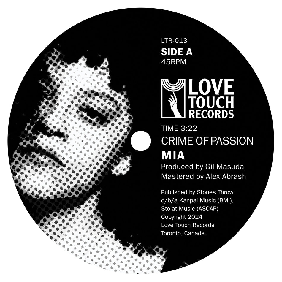 MIA - Crime Of Passion b/w Love Bug (7") Love Touch Records