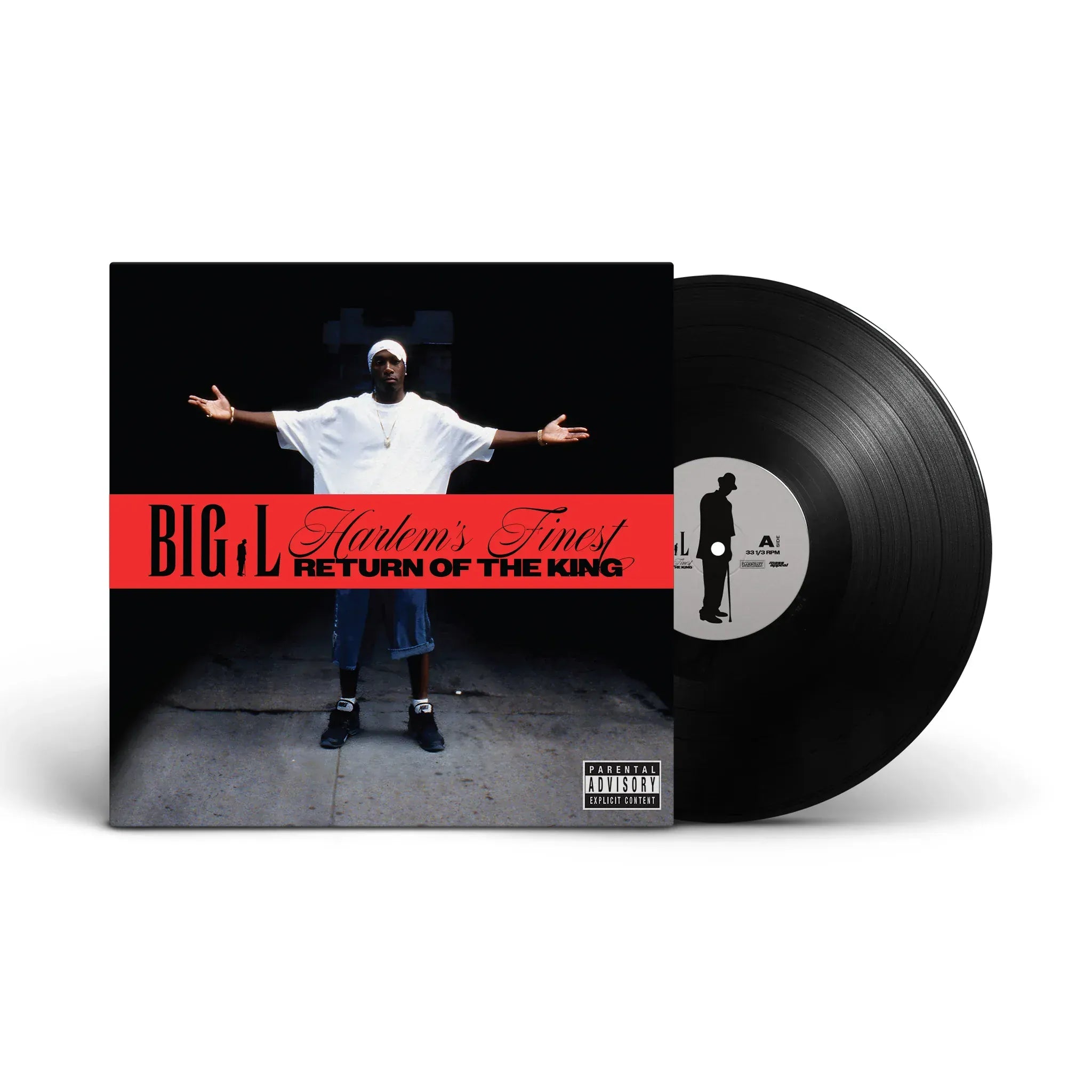 Big L - Harlem’s Finest: Return Of The King (LP, CD, Cassette) LP - Standard Black Vinyl Mass Appeal