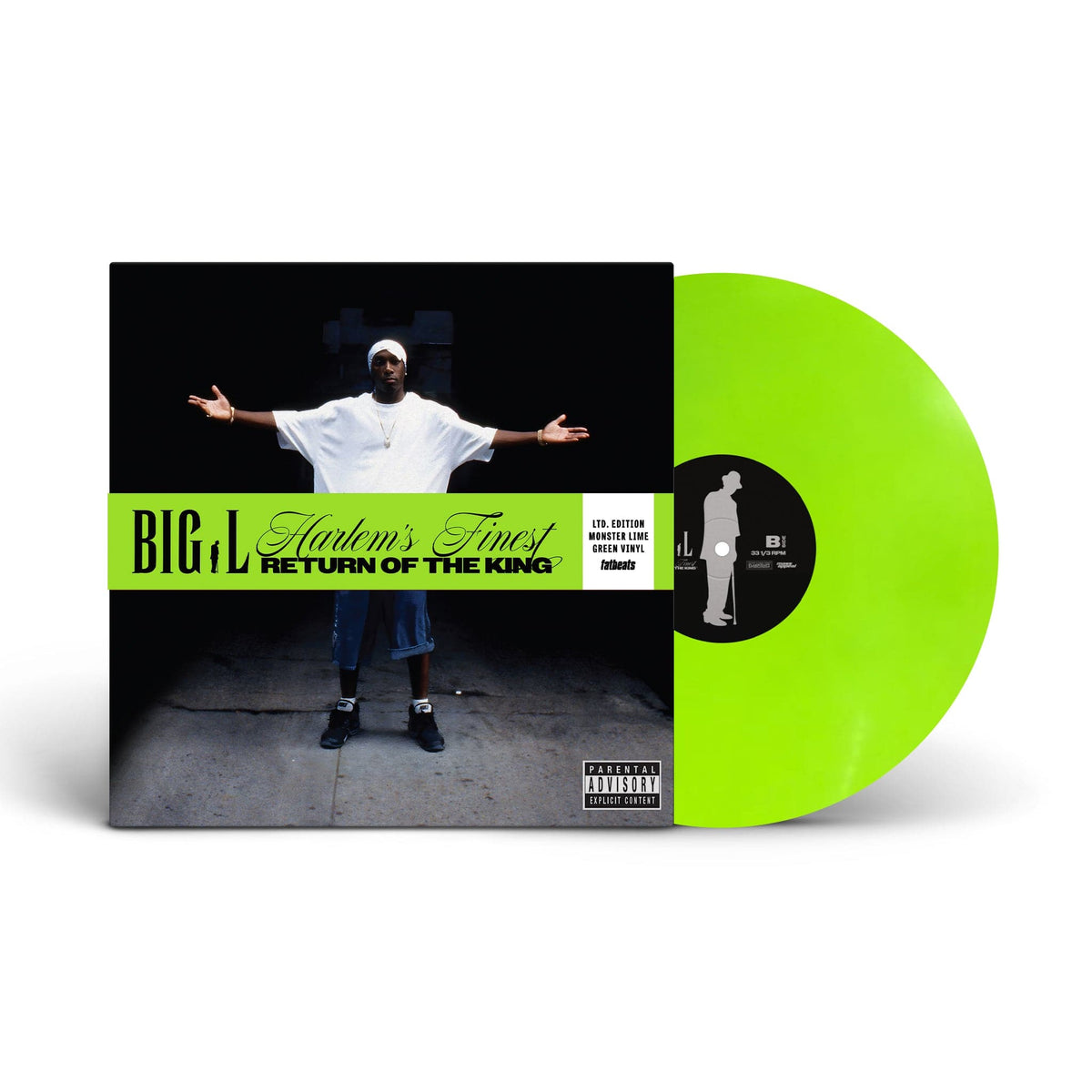 Big L - Harlem’s Finest: Return Of The King (LP - Neon Green Vinyl) Mass Appeal