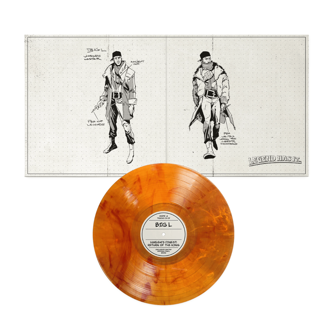 Big L - Harlem’s Finest: Return Of The King Marvel Edition (LP - Orange and Red Swirl Vinyl) Mass Appeal