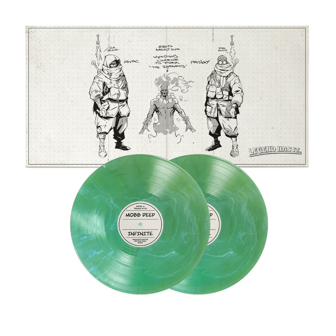 Mobb Deep - Infinite [Marvel Edition] (2xLP - Radioactive Green Vinyl) Mass Appeal
